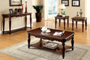Bunbury Cherry 3 Pc. Coffee Table Set - Star USA Furniture Inc