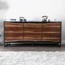 Fulton Dark Oak 64" Media Chest - Star USA Furniture Inc
