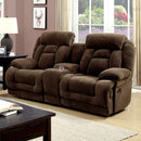 GRENVILLE Brown Console Love Seat - Star USA Furniture Inc