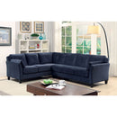 PEEVER II Navy Sectional, Navy (K/D) - Star USA Furniture Inc