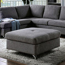 Lizzie Gray Ottoman - Star USA Furniture Inc
