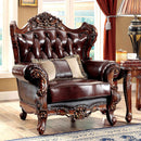 Jericho Brown/Dark Oak Chair - Star USA Furniture Inc