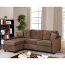 Hakin Brown Corner Sofa Sets - Star USA Furniture Inc