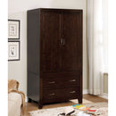 ENRICO Espresso Armoire - Star USA Furniture Inc