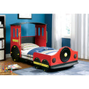 Retro Express Red/Black Twin Bed - Star USA Furniture Inc