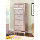 Ariston Rose Gold Swivel Chest - Star USA Furniture Inc