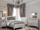 Ariston Silver 4 Pc. Queen Bedroom Set - Star USA Furniture Inc