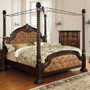 Monte Vista II Dark Brown/Brown Cherry E.King Bed - Star USA Furniture Inc