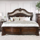 Menodora Brown Cherry Cal.King Bed - Star USA Furniture Inc