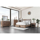 Wynton Weathered Light Oak 5 Pc. Queen Bedroom Set w/ 2NS - Star USA Furniture Inc