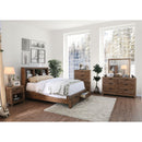 Mcallen Weathered Light Oak 4 Pc. Queen Bedroom Set - Star USA Furniture Inc