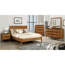 LENNART II Oak 4 Pc. Full Bedroom Set - Star USA Furniture Inc