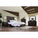 Brenna Espresso 5 Pc. Queen Bedroom Set w/ Chest - Star USA Furniture Inc