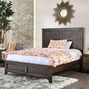 Westhope Dark Walnut E.King Bed - Star USA Furniture Inc
