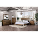 Tolna Walnut 4 Pc. Queen Bedroom Set - Star USA Furniture Inc