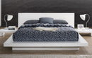 Christie White Cal.King Bed - Star USA Furniture Inc