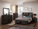 Carlynn Gray 5 Pc. Queen Bedroom Set w/ Chest - Star USA Furniture Inc