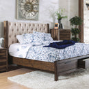 Hutchinson Rustic Natural Tone/Beige Queen Bed w/ Drawers - Star USA Furniture Inc
