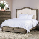 BELGRADE II Rustic Natural Tone/Ivory Cal.King Bed - Star USA Furniture Inc
