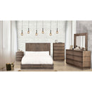 AMARANTE Rustic Natural Tone 5 Pc. Queen Bedroom Set w/ Chest - Star USA Furniture Inc