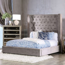 Cierra Gray Cal.King Bed - Star USA Furniture Inc