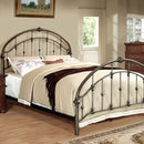 CARTA Brushed Bronze E.King Bed - Star USA Furniture Inc