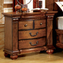 Bellagrand Antique Tobacco Oak Night Stand - Star USA Furniture Inc