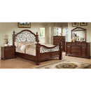Landaluce Antique Dark Oak Cal.King Bed - Star USA Furniture Inc