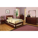 Cara Cherry 4 Pc. Twin Bedroom Set - Star USA Furniture Inc