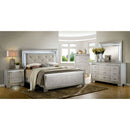 BELLANOVA Silver 5 Pc. Queen Bedroom Set w/ 2NS - Star USA Furniture Inc