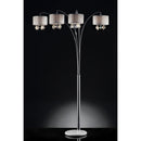 Calypso Off-White/Chrome Arch Lamp - Star USA Furniture Inc