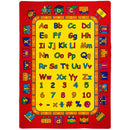 ABBEY Red 5' X 8' Area Rug - Star USA Furniture Inc