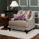 Wolver Vintage Taupe/Purple Chair, Vintage Taupe - Star USA Furniture Inc