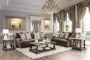 Pauline Dark Brown Sofa + Love Seat - Star USA Furniture Inc