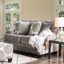 Bonaventura Gray/Pattern Love Seat - Star USA Furniture Inc