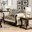 Caldiran Beige/Brown Love Seat - Star USA Furniture Inc