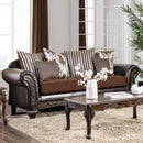 Midleton Brown/Dark Cherry Sofa - Star USA Furniture Inc