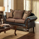 San Roque Brown/Espresso/Dark Cherry Love Seat - Star USA Furniture Inc