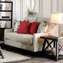 Nadene Ivory Love Seat - Star USA Furniture Inc