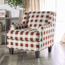 Fillmore Checkered Chair, Checkered - Star USA Furniture Inc