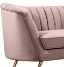 Margo Pink Velvet Sofa