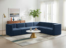 Quincy Navy Velvet Modular Sectional