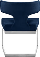 Alexandra Navy Velvet Dining Chair