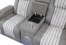 U8000 Pwr Console Rec Loveseat with PHR, LED and Speaker
