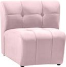 Limitless Pink Velvet Modular Chair