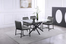 Bryce Grey Faux Leather Dining Chair