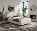 Hunter Cream Linen Queen Bed
