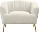 Tori Cream Velvet Chair