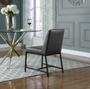 Bryce Grey Faux Leather Dining Chair
