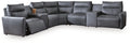 ModZ Power Reclining Sectional with Audio Consoles